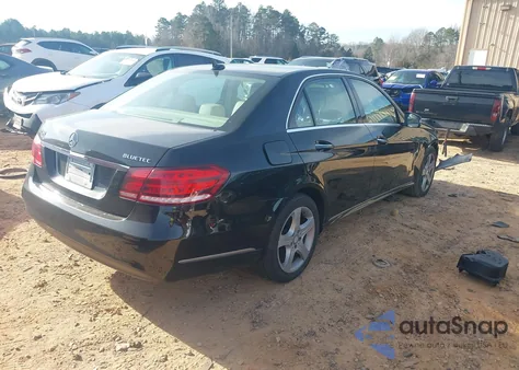 2014 Mercedes-Benz E 250 Bluetec from USA, damaged, VIN WDDHF0EB0EA878837